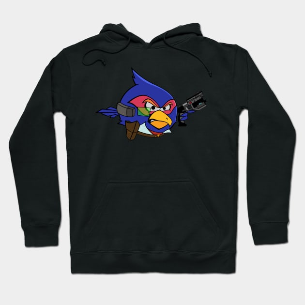 Angry Falco Hoodie by InkSpider